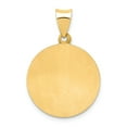 thumbnail image 3 of 14K Yellow Gold Charm Pendant 21 mm 18 Polished And Satin St. Michael Medal, 3 of 3