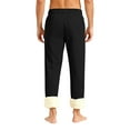 thumbnail image 3 of Fleece Lined Track Pants for Men Straight Leg Winter with Zipper Pockets, 3 of 3