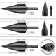 thumbnail image 2 of Broca para dividir madera, Broca cónica, Broca para dividir madera de 42 mm, Herramienta de pulido de madera de cono de tornillo de división duradera con 3 mangos de taladro, Dontodent cuadrado/redondo/hexagonal Kuyhfg Sin marca, 2 of 5