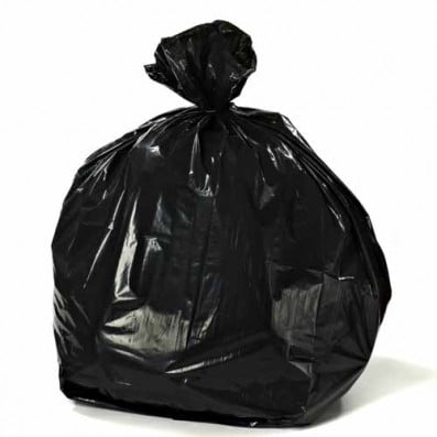 Plasticplace 20-30 Gallon Trash Bags, 1.6 Mil, Black (100 Count) 