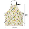 thumbnail image 2 of Kdxio Medical Icons Apron with Pockets Adjustable Kitchen Aprons for Men Women Waterproof Aprons for Cooking,Drawing,Crafting, Baking Household Cleaning, 2 of 8