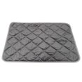 thumbnail image 2 of Alfombrilla antideslizante lavable para perros que mantiene a los perros calientes en invierno, alfombrilla térmica autocalentable y que retiene el calor para gatos y perros (gris, L: 58*88CM), 2 of 5