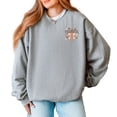 thumbnail image 4 of Embroidered Coquette Thankful - Women's Graphic Sweatshirt, 4 of 9