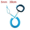 thumbnail image 4 of Almencla 10ft Surfboard Leash Surfing Leash Surfing Traction Rope TPU Lightweight Blue, 4 of 8