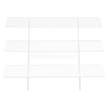 

Clear Acrylic Display Riser Action Figure Holding Stand Transparent Cake Shelf