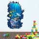 thumbnail image 2 of Adhesivo de pared 3d adhesivo de pared de peces marinos decoración de pared JAMW Sencillez, 2 of 5