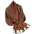 thumbnail image 1 of Bufandas de lana para mujer, suaves, alargadas, estilo étnico, chal cálido, bufanda con borlas de cachemira, bufanda acrílica para mujer, 1 of 2