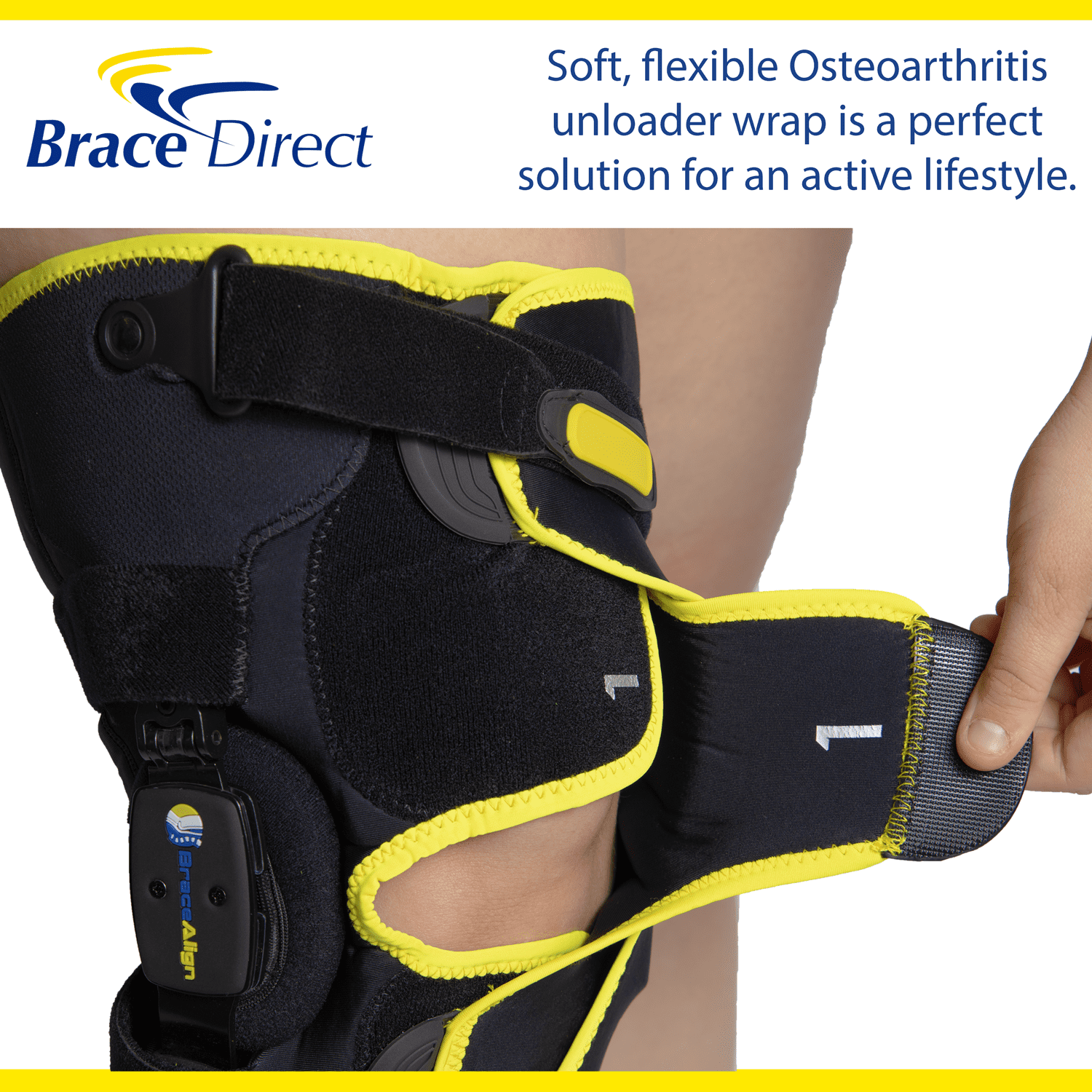 Brace Align KOAlign Plus Size Knee Brace - Knee Support for Osteoarthritis Relief, XL to 8XL, L1833/L1832