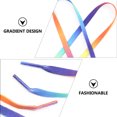 thumbnail image 3 of EeaseCA 1 Pair Universal Elastic Sneakers Laces Colorful Gradient Pattern Shoelaces, 3 of 8