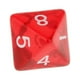 thumbnail image 3 of Juego de 5 dados acrílicos de 8 caras para juegos de rol de mesa (TRPG)., 3 of 8