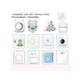 thumbnail image 3 of 11 Pcs Mini Printer Paper Material Selection Eood Pulp Fiber Thermal Label Paper , White Paper For Mini Portable Pocket Mobile Printer, 3 of 5