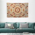 thumbnail image 2 of Chilfamy  Wall Tapestry Bohemian - Floral Vine Wall Hanging Celestial Sun Moon and Star Tapestries Hippie Home Decor Boho Tapestry for Bedroom Aesthetic (60x40 Inch) 60x40in, 2 of 7