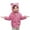 Pink, variant on EnJoCho Toddler Jackets Boys 5t Toddler Kids Baby Girls Boys Jacket Bear Ears Hooded Outerwear Zipper Warm Winter Coat Outwear Little&Big Kids Trendy Winter Fall Jackets&Coat Clearance