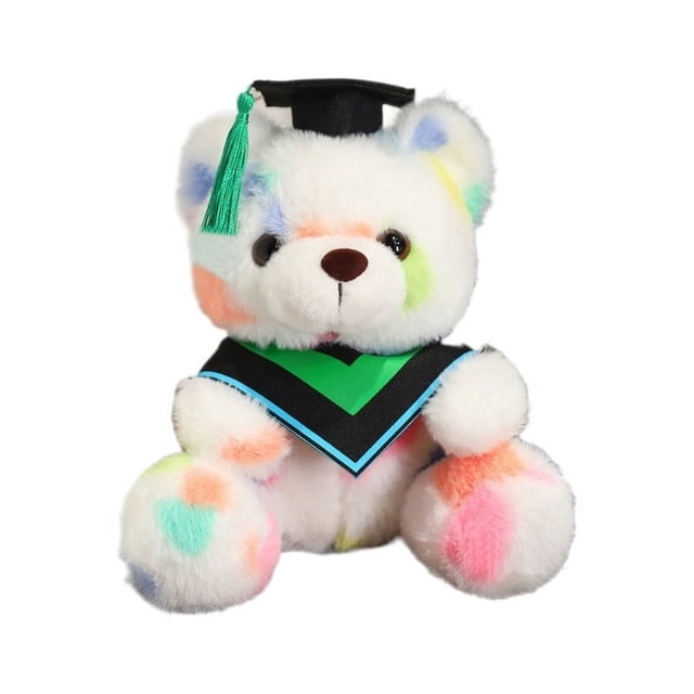 Oso de peluche de graduación de 23 cm de Luckky, osos de graduación de la clase 2024, peluche suave de graduación 2024 con toga y birrete, regalos de graduación para niñas, muñeca de graduación, oso