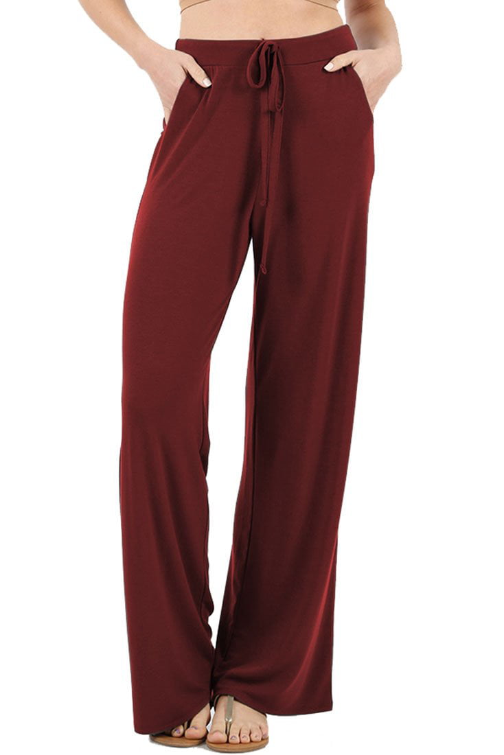 Womens Casual Loose Fit Comfortable Lounge Pajama Pants - Walmart.com