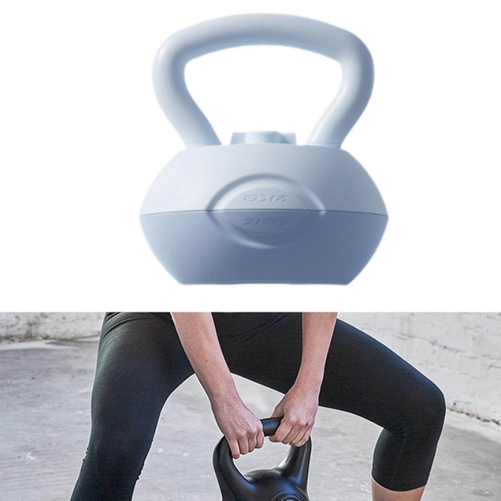 Water Filled Kettlebell Body Exercise Kettlebell Adjustable Weight Home Gym Fitness for Women and Yoga Workouts