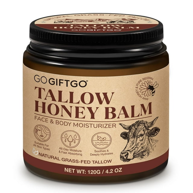 Crema hidratante Asusxcli Beef Tallow & Honey Balm