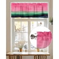 thumbnail image 7 of Valances for Windows Valance Rod Pocket Light Filtering Short Window Treatments Curtains for Kitchen Bathroom Living Room Bedroom, 1 Panel, 54 x 18 Inch, 7 of 7