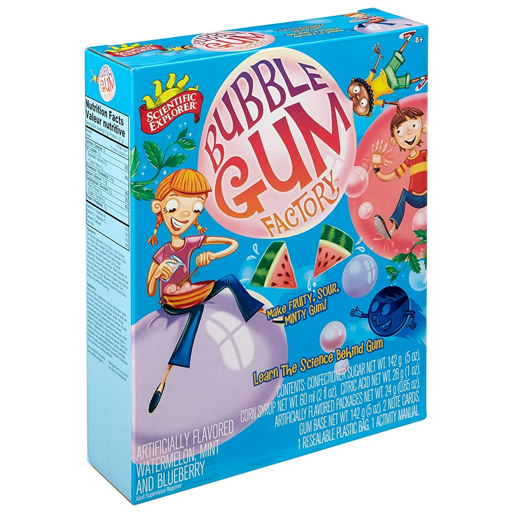 Bubble Gum Factory Kit, Have as much fun chewing your experiment as you