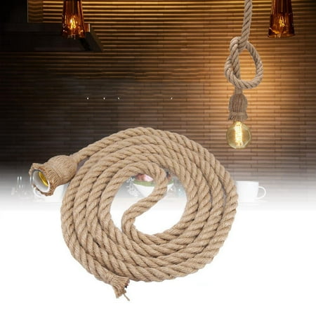 

Vintage Lamp Holder Ceiling Light Durable Durable Rope Light For Home Room Decor
