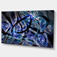 thumbnail image 2 of Design Art - Symmetrical Spiral Blue Flower, 2 of 3