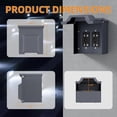 Outdoor Electrical Outlet Box with Dual 20 Amp WRTR GFCI Receptacles