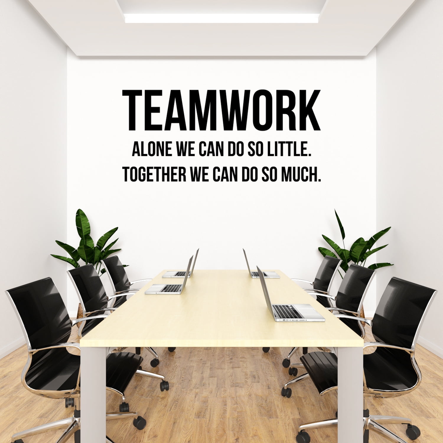 Teamwork Motivational Quotes For Office Wall Sticker Mural Vinyl Art ...