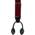 thumbnail image 4 of CTM  35mm Wide Elastic and Leather Button-End Suspenders (Men), 4 of 5