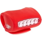 GREENLIGHTING Silicone LED Front & Rear Bike Bicycle Safety Light Lamp (RED)