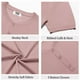 thumbnail image 5 of Camiseta COOFANDY Henley para hombre, manga corta, casual, rosa, 5 of 9