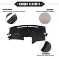 thumbnail image 3 of Alfombrilla Unique Bargains para salpicadero de coche para Nissan Altima 2007-2012 negro consola central 142x68cm, 3 of 7