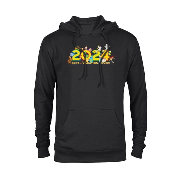 Disney and Pixar’s Toy Story Trip Best Vacation Ever 2024 - Pullover Hoodie for Adults - Customized-Black