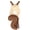 Coffee, variant on Anime Furry Squirrel Tail Ear Heaband,Fursuit Squirrel Costume for Halloween Carnival,Therian Squirrel Tail Cosplay Props-White