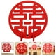thumbnail image 2 of Decoración de boda china: Signo de doble felicidad, decoración de habitación de boda china, 2 of 5
