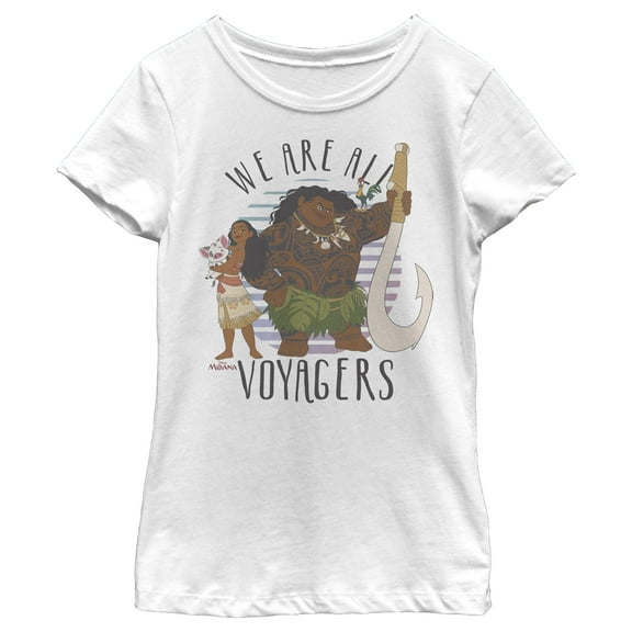 Girl's Moana Be a Voyager  Graphic T-Shirt