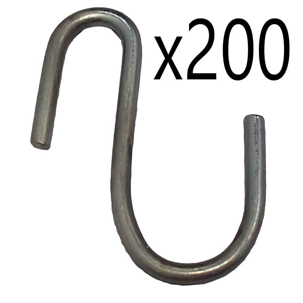 200 S Hooks f Shade Tarp Strap SHook Hanging Plant Pot Bucket Rope