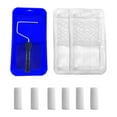 thumbnail image 2 of oshhni Paint Roller Kit with Tray Interior Paint Brush Portable Sturdy Multipurpose, 2 of 9