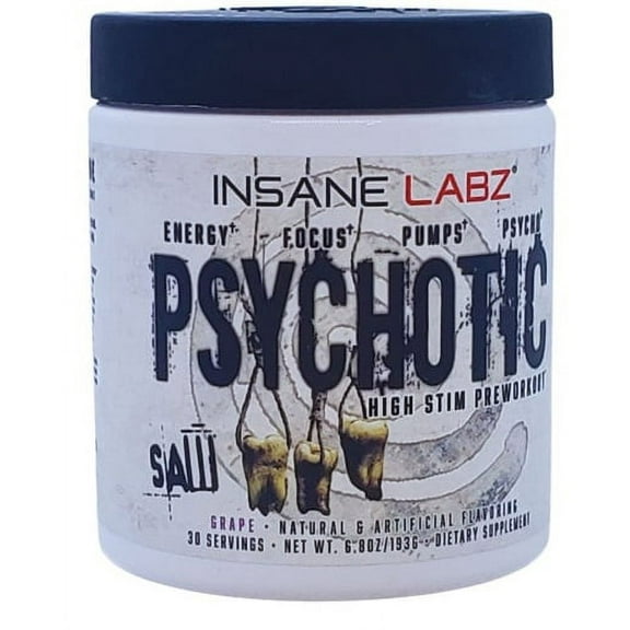 Insane Labz: Psychotic Saw Preworkout Grape Flavor
