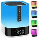thumbnail image 1 of Altavoz Bluetooth con control táctil multicolor, despertador digital con luces RGB que cambian de color, altavoz manos libres para actividades en interiores y exteriores, luz cálida regulable para un, 1 of 5