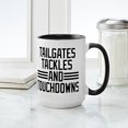 thumbnail image 4 of CafePress - Tailgates Tackles And Tou - 15 oz Ceramic Large White Novelty Mug, 4 of 4