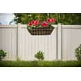 thumbnail image 6 of Ashman Trough 1 Pack, Deck Railing Planter Box, Black, Metal Garden Trough Deck Planter with Coco Liners., 6 of 8