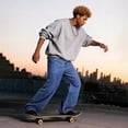 thumbnail image 6 of GINGTTO Men's Loose Fit Stretch Denim Jeans Lightweight Breathable All-Day Comfort Casual Trousers, 6 of 11