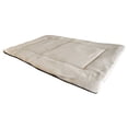 thumbnail image 2 of Downtown Pet Supply Soft Fleece Dog Crate Mat, Washable Dog Bed, Tan, L, 2 of 3