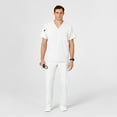 thumbnail image 3 of Wink W123 Men's V-Neck Scrub Top, White, L Womens, 3 of 6