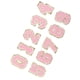 thumbnail image 3 of Parche de Tela Bordado ANGGREK 10 Uds Patrón de Número Rosa de 0 a 9, 3 of 8