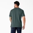 thumbnail image 2 of Dickies Men's Heavyweight Heathered Short Sleeve Pocket T-Shirt, Mallard Green Single Dye, XXT, 2 of 5