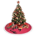 thumbnail image 6 of Scorpion Pattern Christmas Tree Skirt Tassel Lace for Xmas Ornaments Decoration 48", 6 of 6