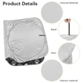 thumbnail image 5 of Yuyamidu Dog Paw Car Window Sun Shades Black Front Windshield Sun Shade Cute Sun Shield for Car Windshield Auto Accessories for Van SUV Big Sedan, 5 of 7