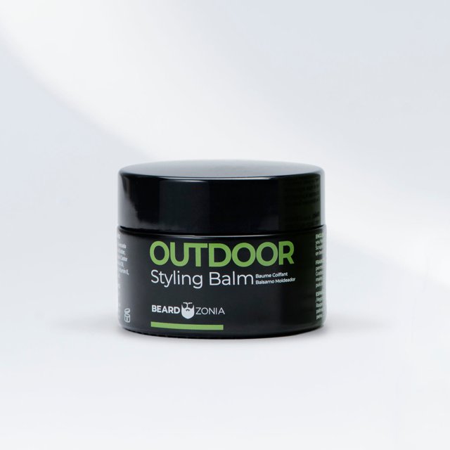 OUTDOOR Styling Balm & Moisturizer, Vegan, Alcohol Free, Premium All Natural Ingredients, For all Beard & Hair Types, Mild Hold - 100% Canadian