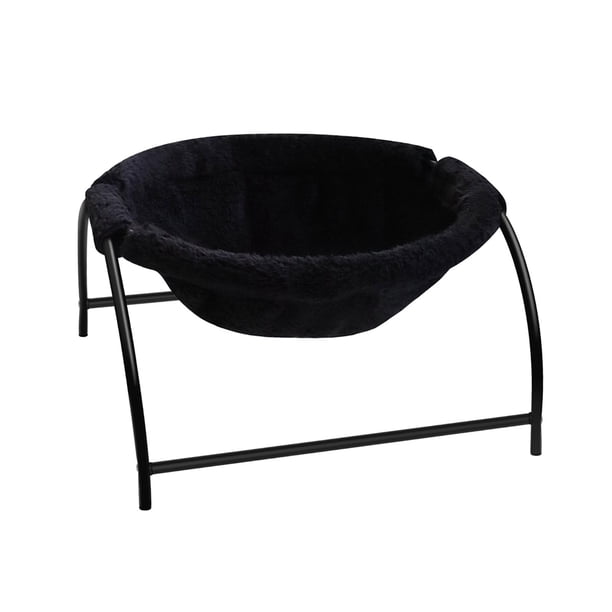 Cómoda hamaca para gatos, cama para dormir para perros, estructura independiente estable lavable desmontable para cachorros, suministros para mascotas Negro Salvador Dali Hamaca para gatos